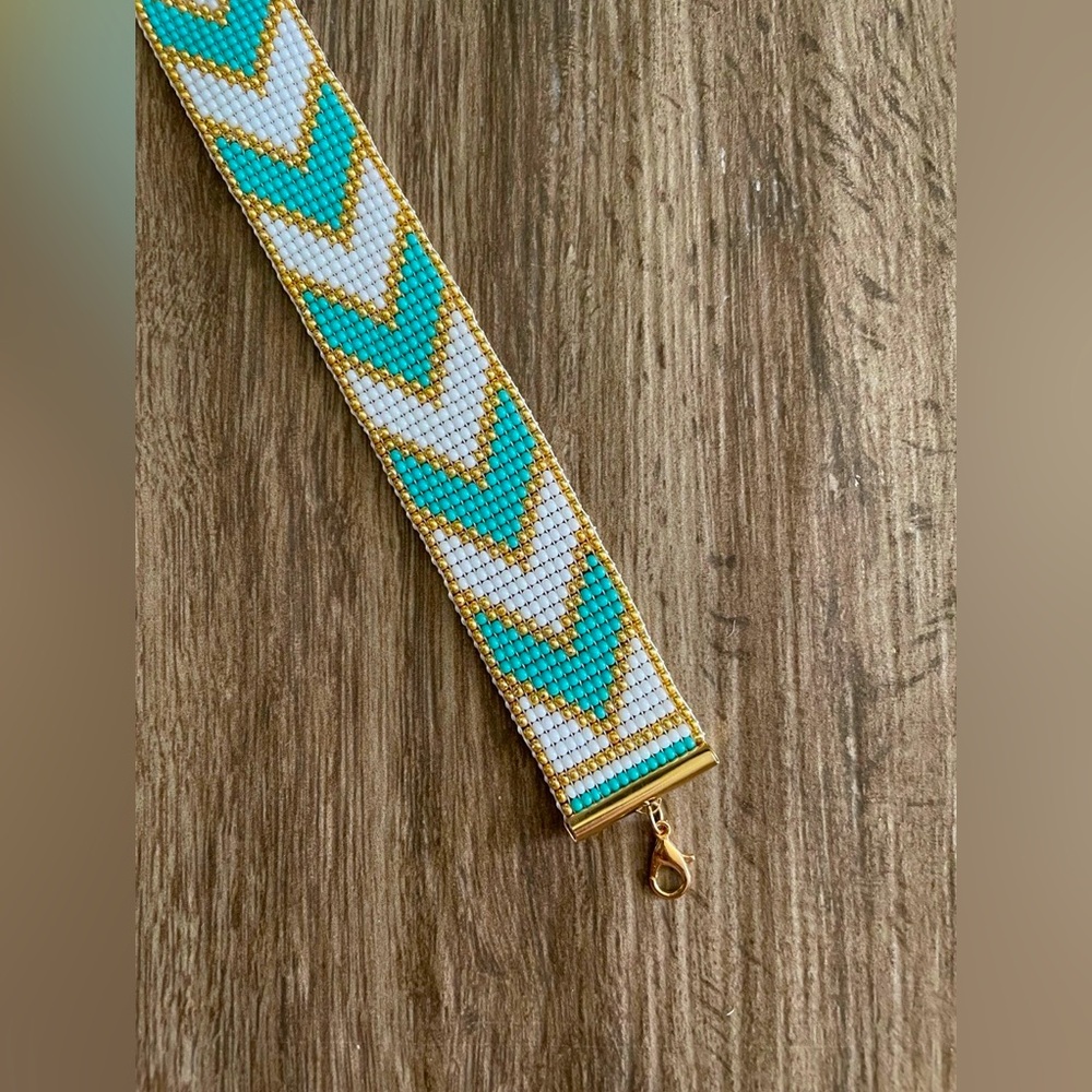 Riviera Loom Beaded Bracelet Handmade